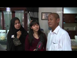 Kebahagiaan Amel Carla melihat kedua orang tuanya pulang dari tanah suci