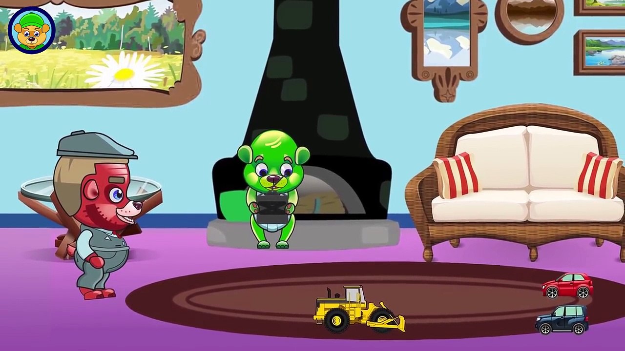 Mega Gummy Bear Kidnapper Lost New Episodes! Finger Family Song Nursery Rhymes For Kids