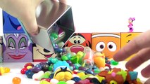 Disney Cubeez Toy Surprises with Slime, Jelly Beans, Mickey Mouse, Nemo, Finding Dory, Elsa