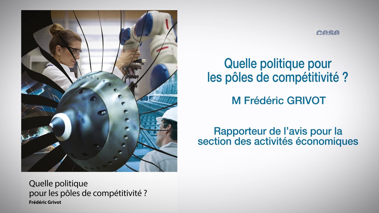 Quelle politique pour les Pôles de compétitivité ? - cese