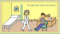 Deutsch lernen: Arzt, Krankenhaus   Apotheke - German for children and beginners: at the doctors