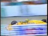 Gran Premio di Germania 1987: Ritiri di Warwick, Mansell, Nannini e Boutsen e soste di A. Senna