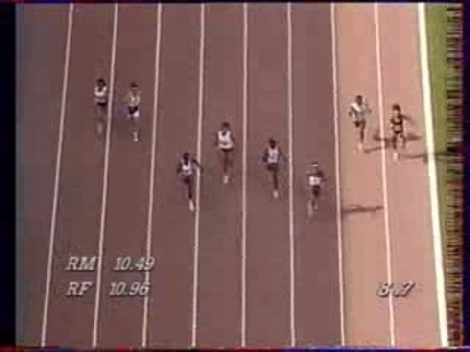 100m F France 1992 Arron