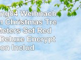 Tianliang04 Weihnachtsbaum Christmas Tree 12 Meters Set Red Color Deluxe Encryption