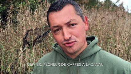 Olivier, pêcheur de carpe à Lacanau