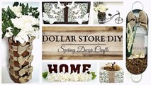 Dollar Store DIYS ~ EARTH TONE Spring Home Decor Crafts