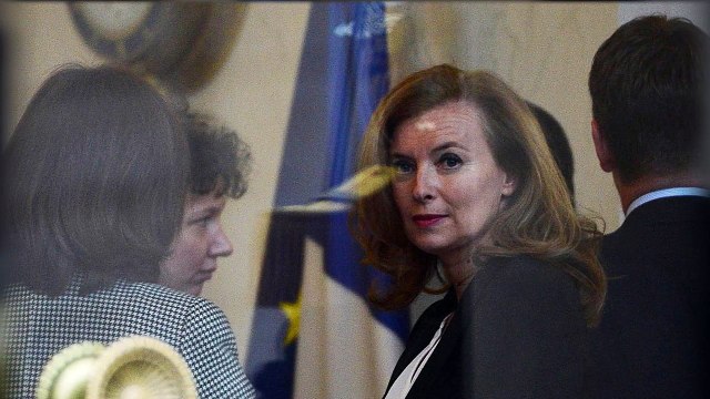 Valérie Trierweiler émue par son retour à l'Elysée