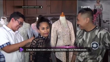 Chika Waode dan Calon Suami Fitting Baju Pernikahan