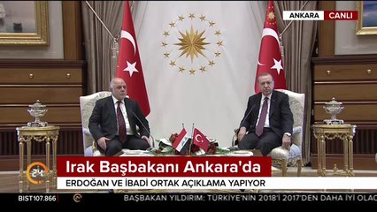 Irak Başbakanı Ankara'da