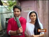 Ishq Ka Rang Safed Mishal Raheja (Viplav) and Eisha Singh (Dhani) Visit Ganesha Temple - India TV