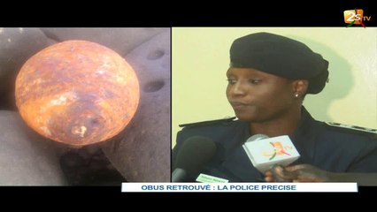 LES PRÉCISION DE LA POLICE SUR L'OBUS RETROUVÉ