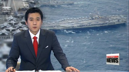 U.S. flexes naval muscle in Asia ahead of Trump's visit