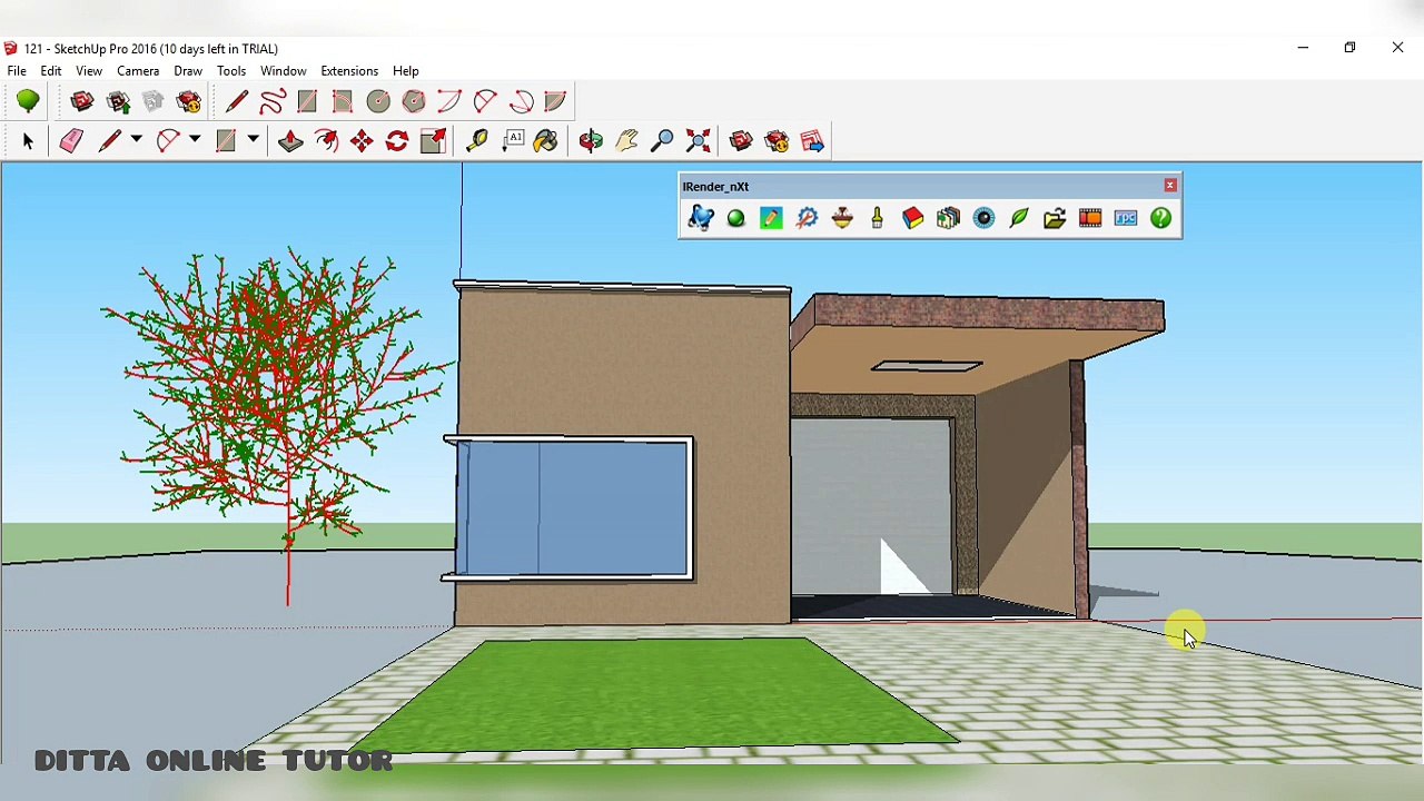 Irendering with sketchup