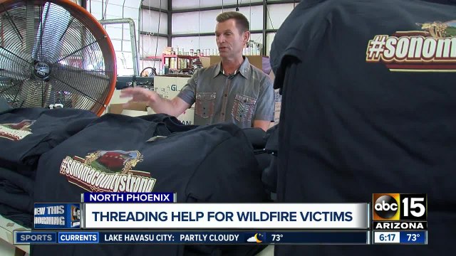 Valley t-shirt company X-Treme Apparel sending help to California fire victims