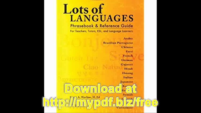 Lots of Languages Phrasebook & Reference Guide (Multilingual Edition)