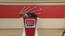 CHP Parti Sözcüsü Bülent Tezcan Myk Sonrası Konuştu -1