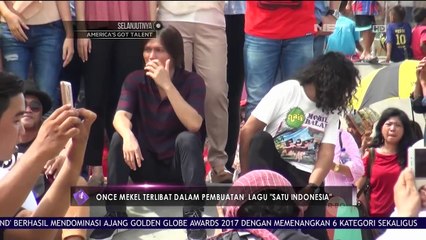 Descargar video: Penyanyi Pop Ternama Once Mekel Bahagia Ikut Garap Lagu Tentang Makna Kesatuan Negara