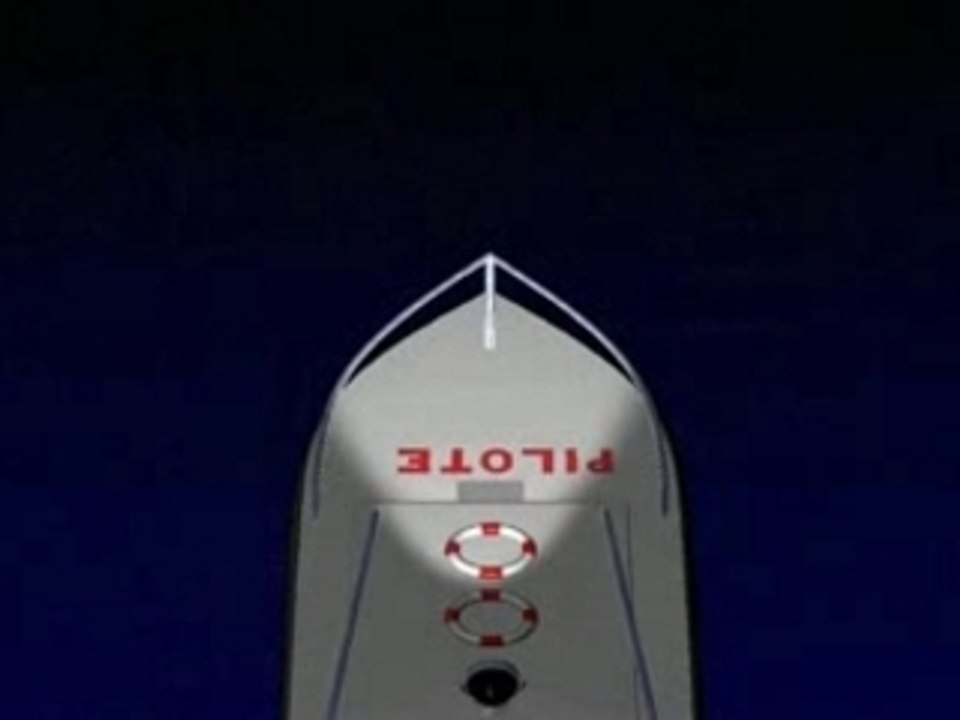 Film 3D - Bateau "pilote"