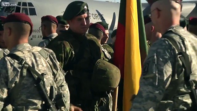 Lithuanian puppets greeting their Rothschild owner - U.S.