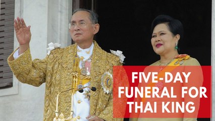 Lavish five-day funeral held for late Thai King