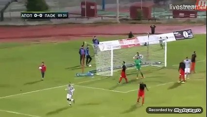 Róbert Mak Goal - Apollon Pontos 0-1 PAOK 25.10.2017