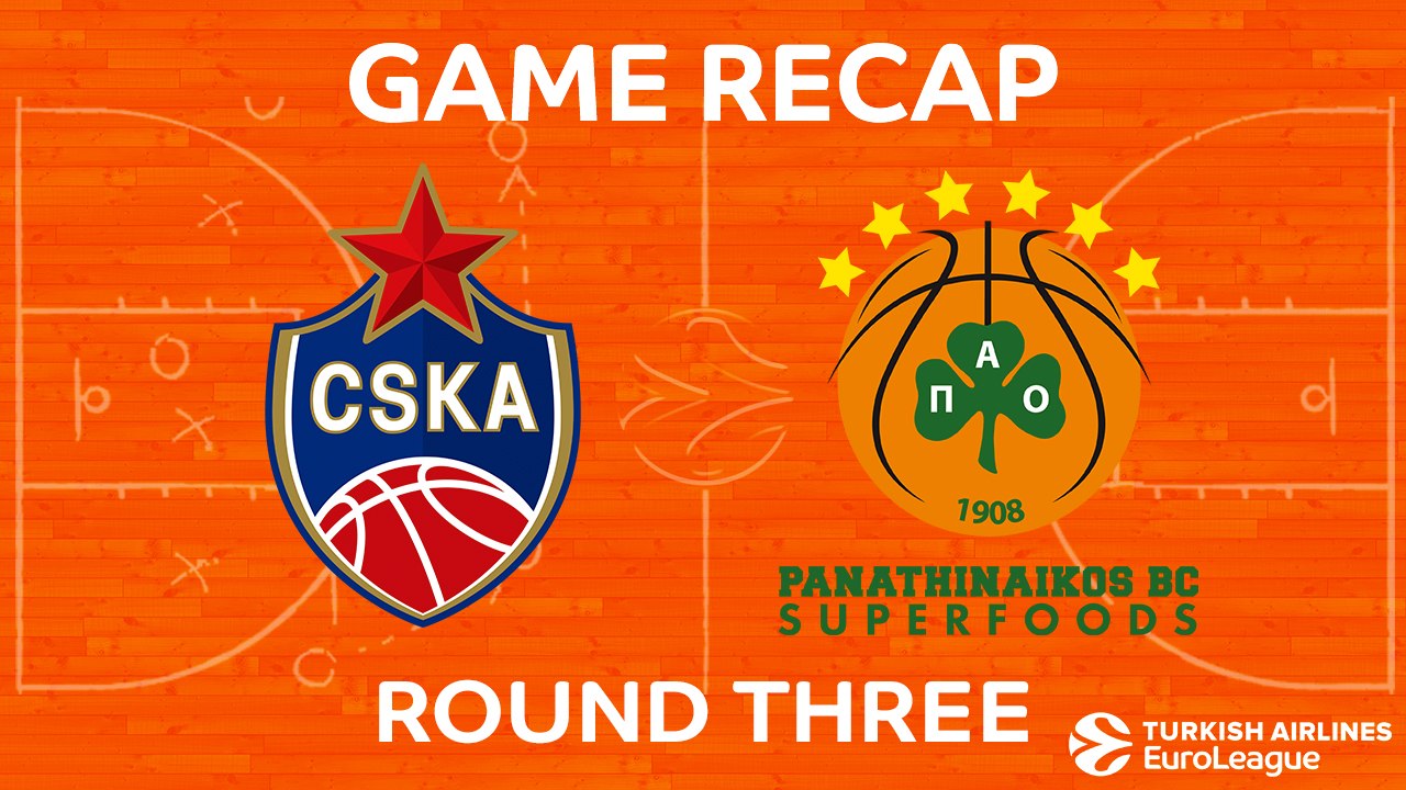 Highlights: CSKA Moscow - Panathinaikos Superfoods Athens
