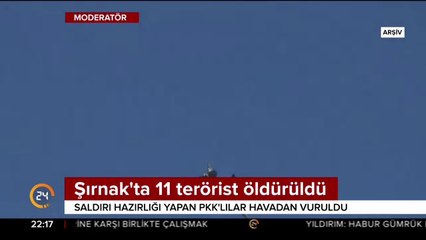 Şırnak'ta 11 terörist öldürüldü