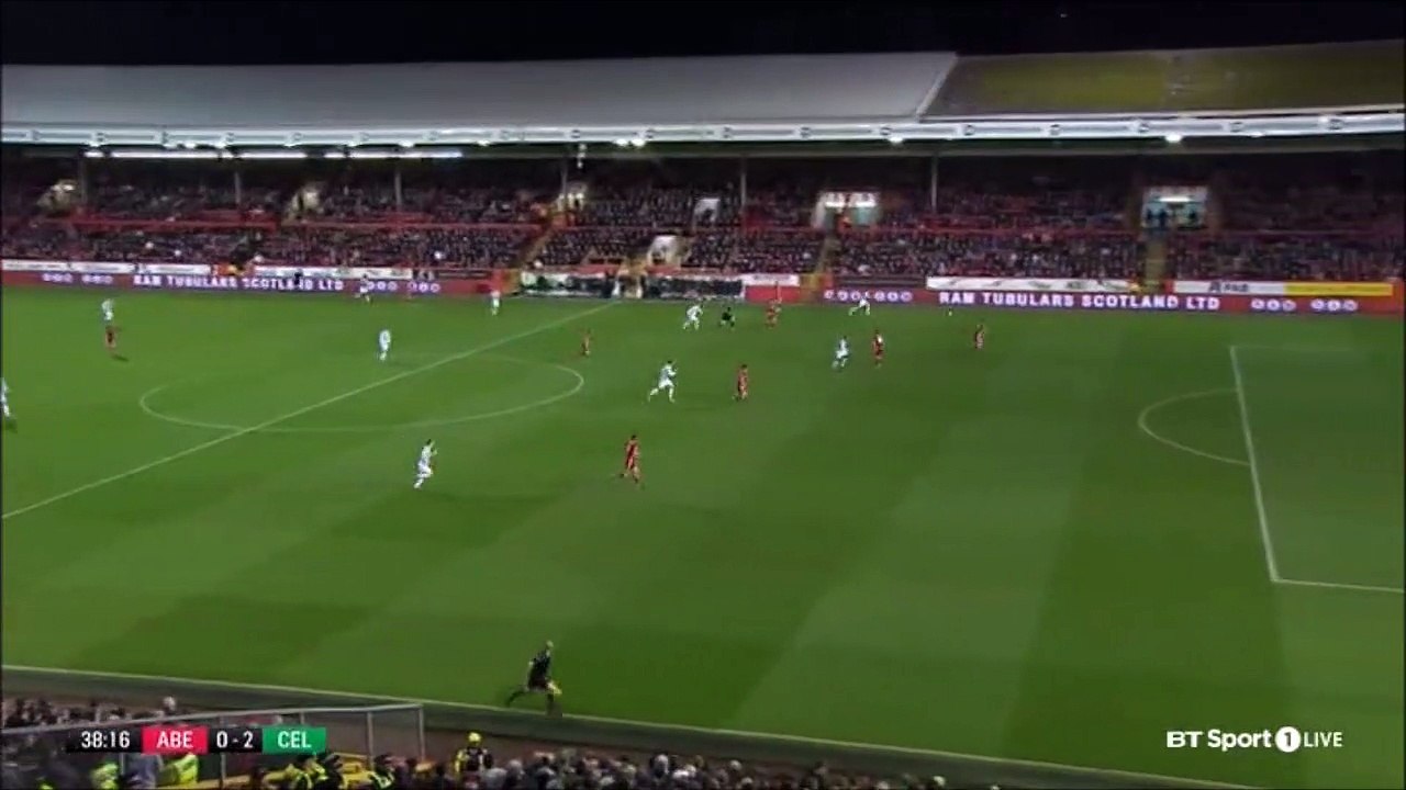 0-2 Moussa Dembélé Goal Scotland  Premiership - 25.10.2017 Aberdeen FC 0-2 Celtic FC