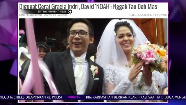 Gracia Indri Resmi Menggugat Cerai David 'NOAH'