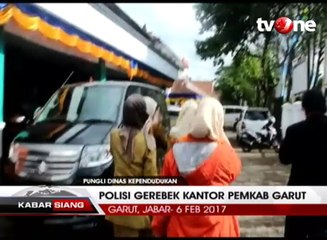 Polisi Gerebek Kantor Pemkab Garut, 11 Orang Diamankan