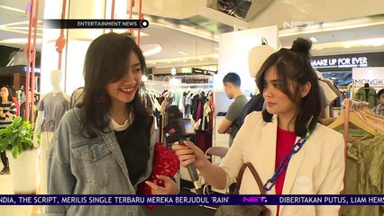 Keseruan Febby Rastanty dan Silvia Azizah di Bazar Salah Satu Mal