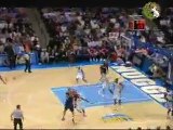J.R. Smith finishes the fast-break alley-oop on the nice fee