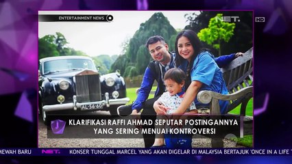 Klarifikasi Raffi Ahmad Seputar Postingannya Yang Sering Menuai Kontroversi