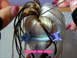 Rerooting Tutorial - How to Thatch doll hair - Thatching tutorial