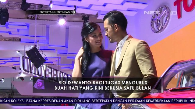 Rio Dewanto Bagi Tugas Mengurus Buah Hati yang Kini Berusia Satu Bulan