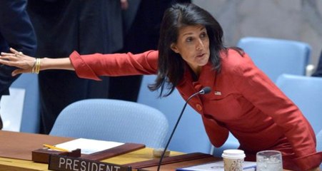 ABD'nin BM Temsilcisi Haley, Protesto Nedeniyle Sudan'daki Kamp Ziyaretini Yarıda Kesti!