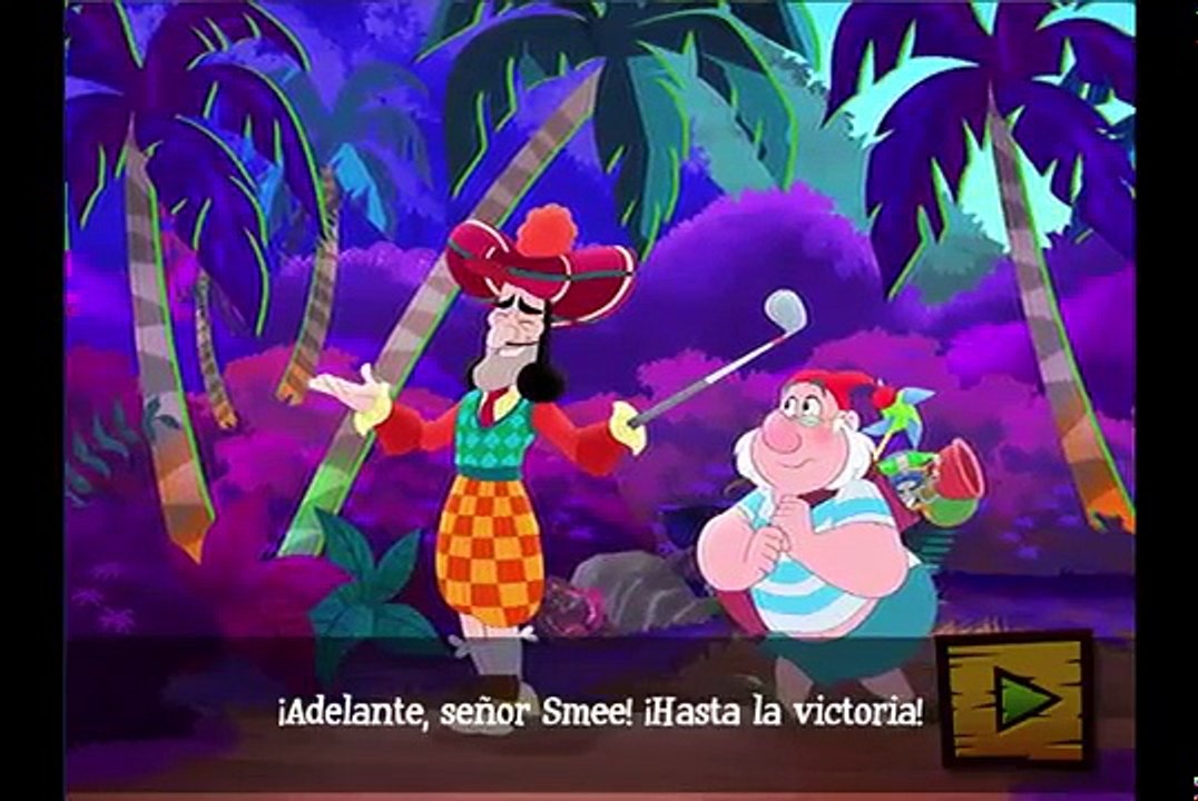 Jake y los piratas de nunca jamás - Juego: minigolf pirata