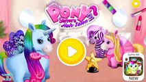 Fun Animal Horse Care - Pony Horse Care Hair Salon Dress Up - Pony Sisters Hair Salon 2