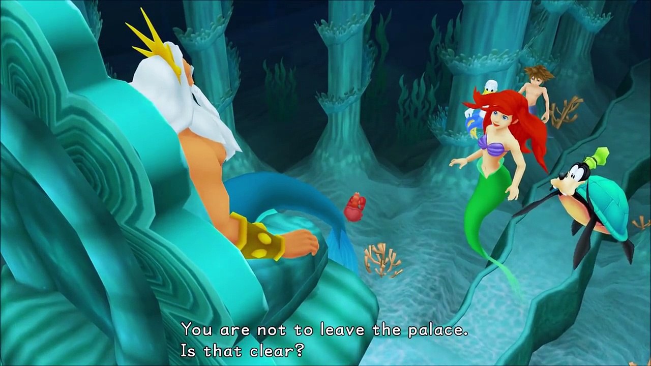 THE LITTLE MERMAID | Kingdom Hearts 1.5 | Video Game ᴴᴰ