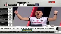 BJK TV spikerleri Tosicin golünde çıldırdı! & Beşiktaş 1 - 1 Başakşehir maçında BJK TV