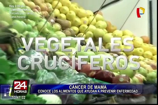 ¿Conoces los alimentos que ayudan a prevenir el cáncer de mama?