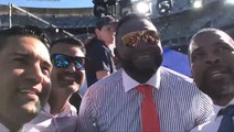 El “Big Papi” y A-Rod compartiendo con los especialistas de Fox Deportes