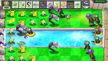 Pokemon Go Vs Plants Vs Zombies Backyard Pool Battle! PvZ