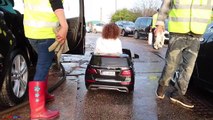 Bad Kids Driving Power Wheels Ride On Car Pranks! Toy Shopping - Petrol Station (SKIT)