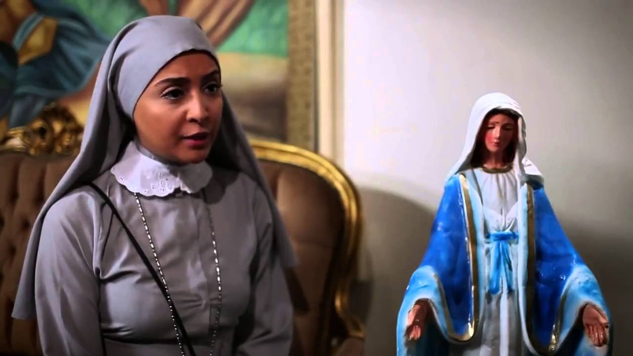 أخت تريز - مشهد لحنان ترك "تريز" وهى تكتشف حقيقة من يحرضوها على المسلمين وأب الكنيسة يرد عليها
