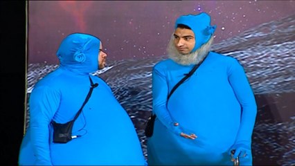 علي ربيع تقليد عبد الملك زرزور ( إبراهيم الأبيض ) الجرأة حلوة مفيش كلام ... #تياترو_مصر