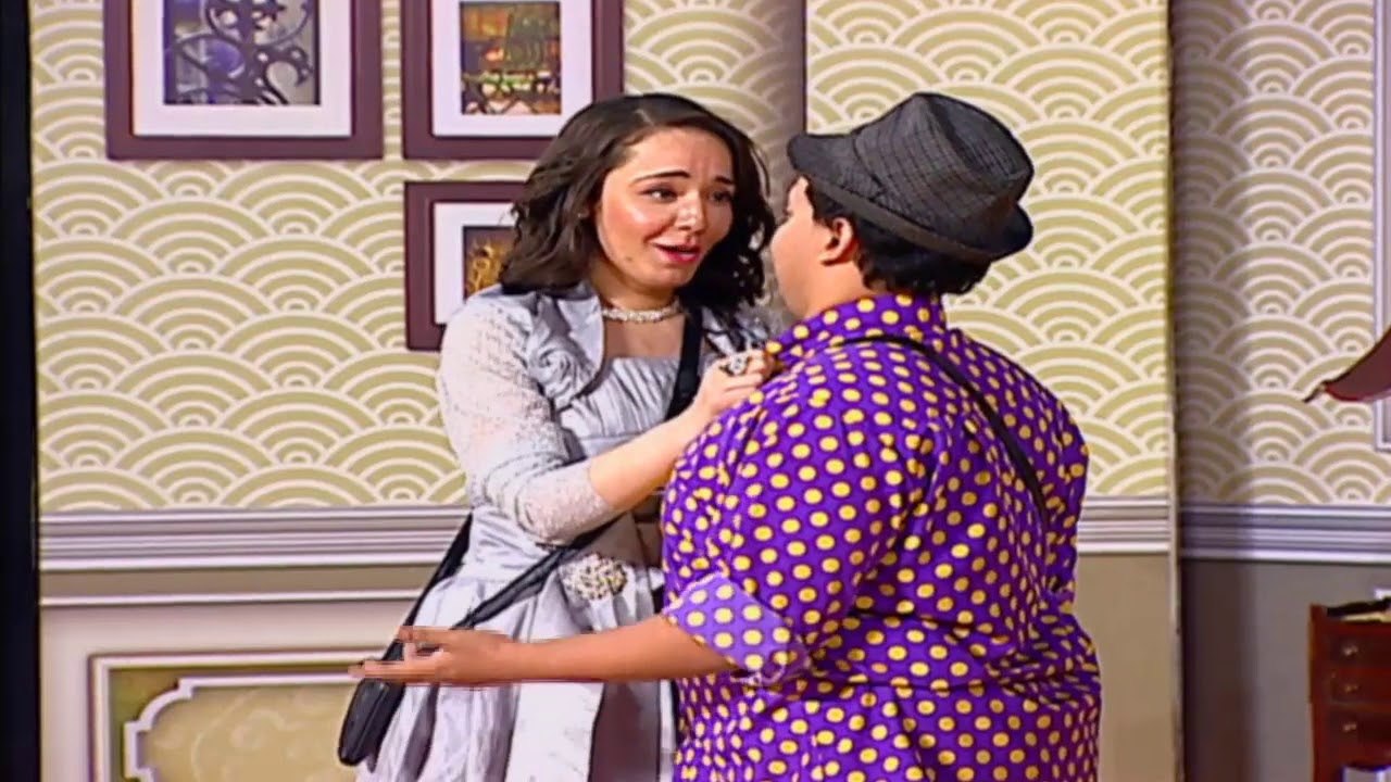 لما بنت جميلة تكلمك ( أثبت يا حامد خليك جامد )  ... #تياترو_مصر