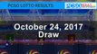 PCSO Lotto Results Today October 24, 2017 (6/58, 6/49, 6/42, 6D, Swertres & EZ2)