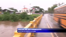 Crecida del Rio Chamelecon mantiene en alerta a La Lima