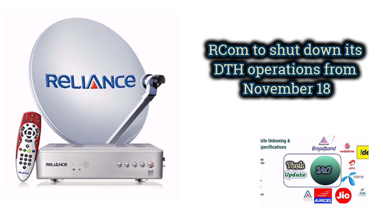 RCOM TO SHUT DOWN DTH | Reliance Digital Tv Discontinued